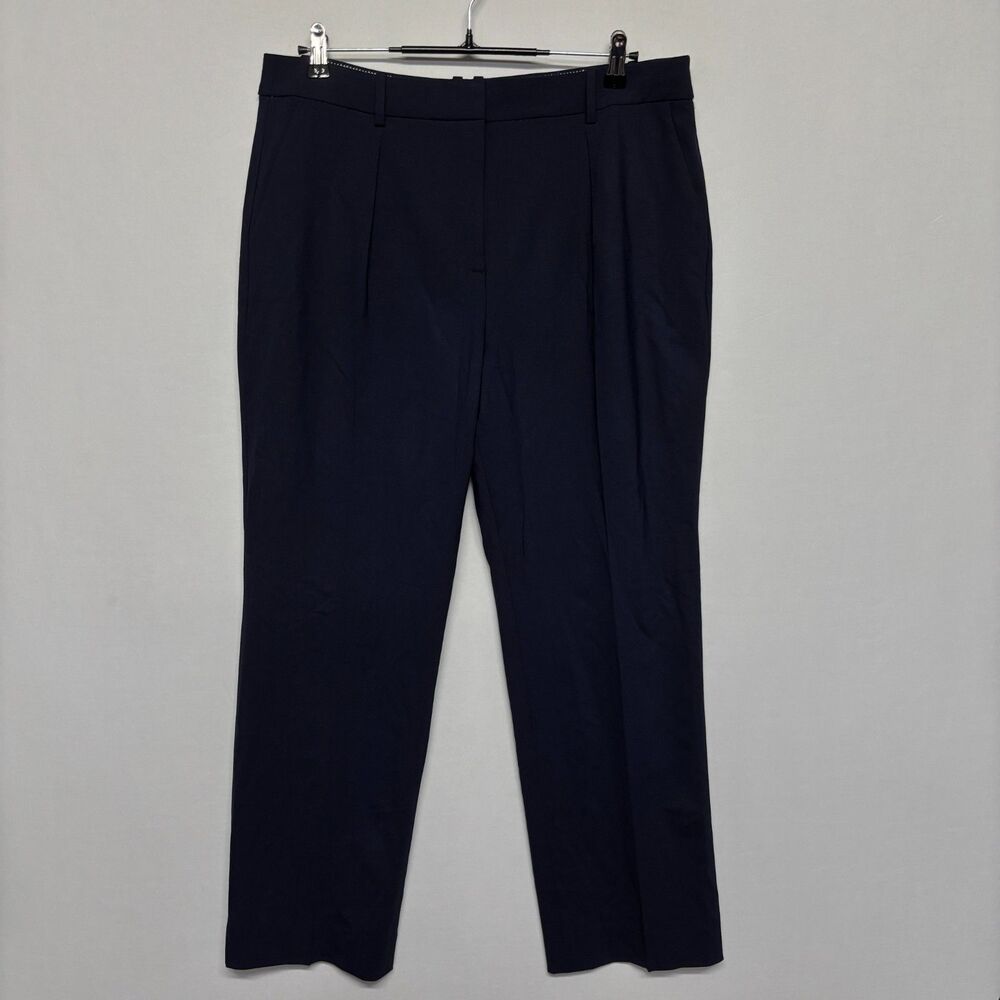 J Crew Women Pleated Dress Pants Size 14 Tollegno 1900 Wool FA24 Trouser D130 -7